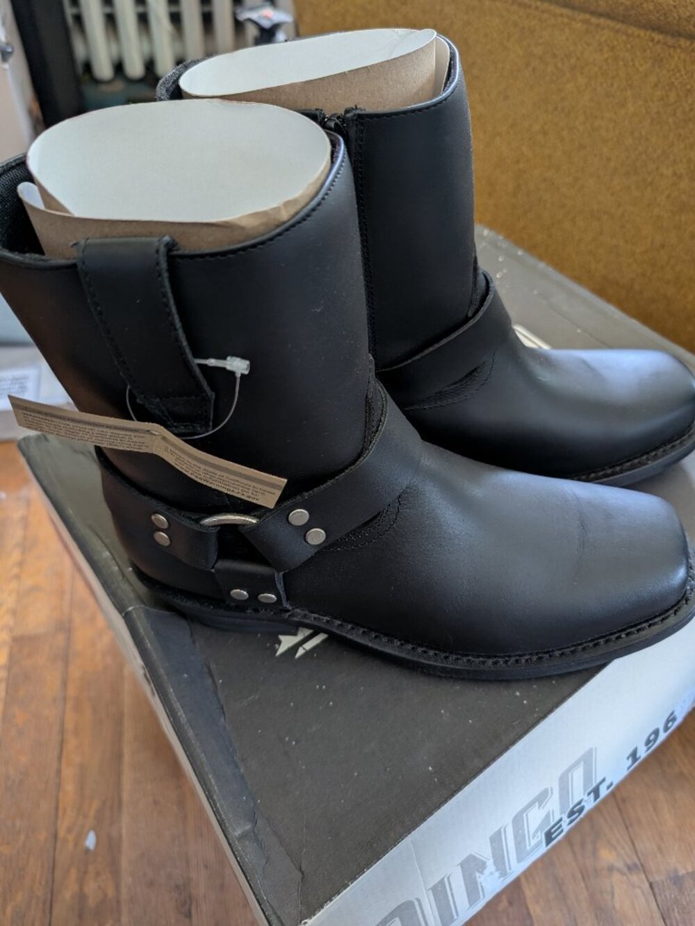Men's Dingo Side Zipper Harness Rev Up Boots DI19090